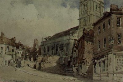 Chiesa di All Hallows, Worcester da William Callow